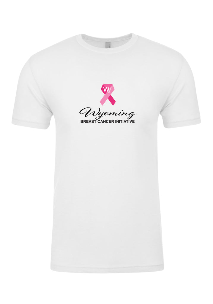 Wyoming Breast Cancer Initiative special edition t-shirt (white) - front