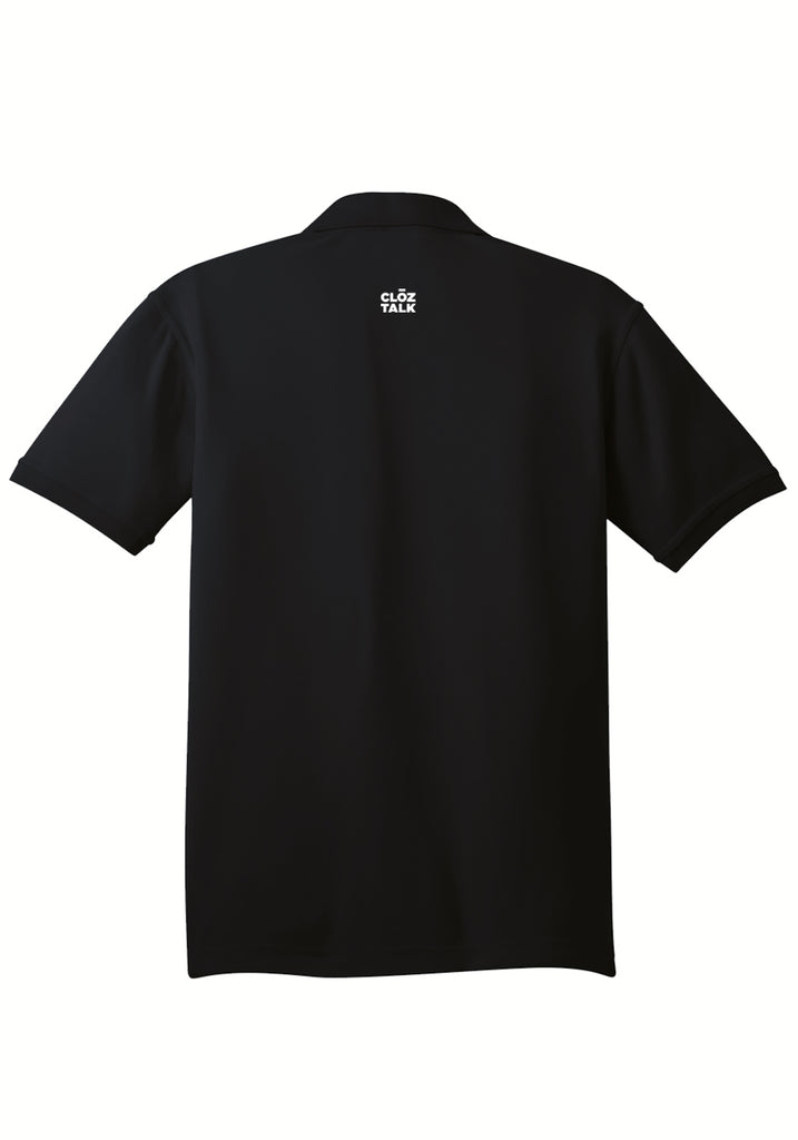 ArmorUp For Life men's polo shirt (black) - back