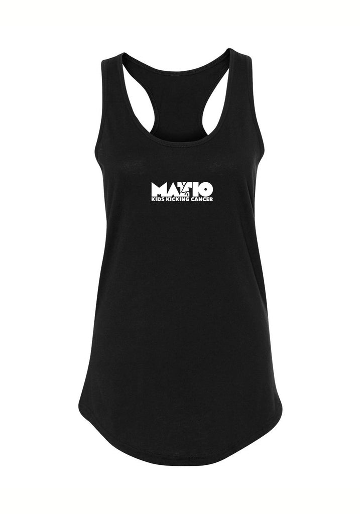 MATIO Kids Kicking Cancer women's tank top (black) - front