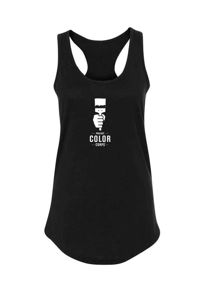 Project Color Corps women's tank top (black) - front