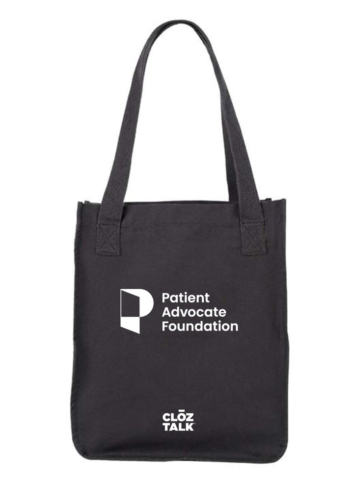 Patient Advocate Foundation tote bag (black) - front