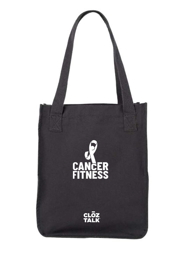 Cancer Fitness Foundation tote bag (black) - front