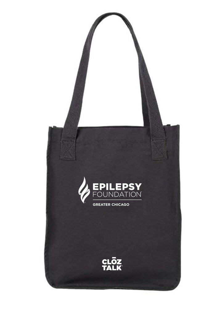 Epilepsy Foundation of Greater Chicago tote bag (black) - front