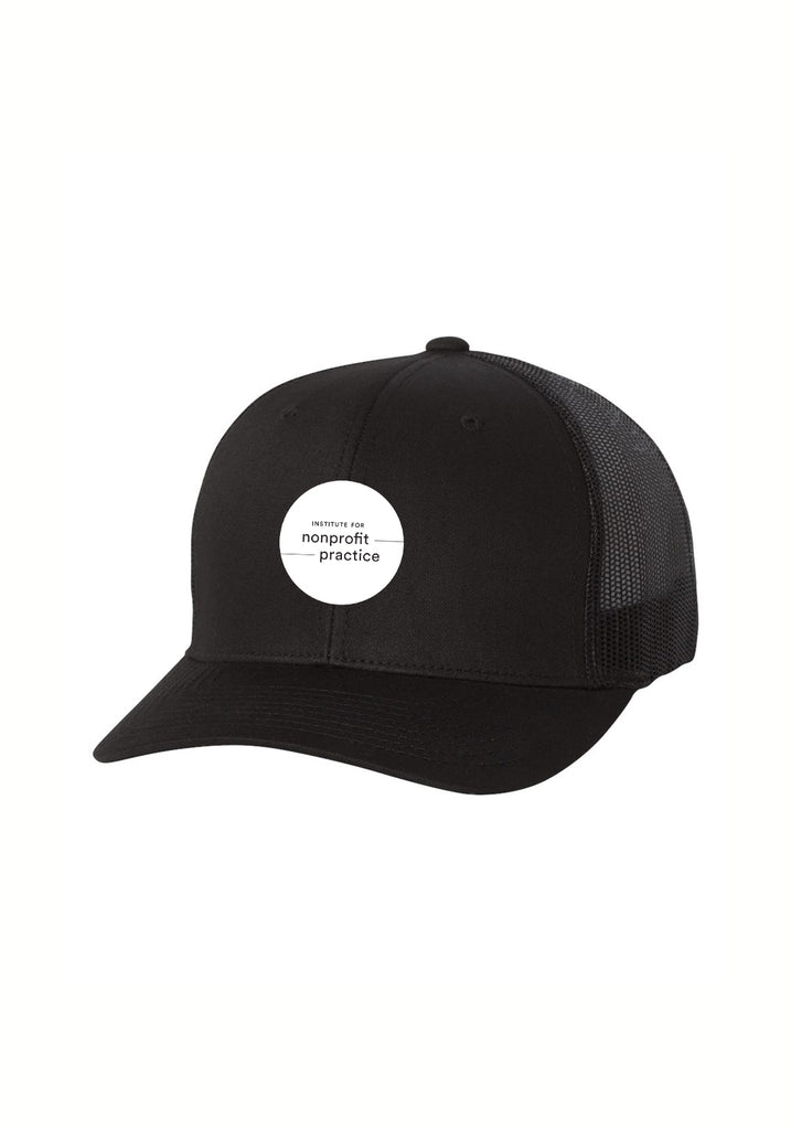 Institute For Nonprofit Practice unisex trucker baseball cap (black) - front