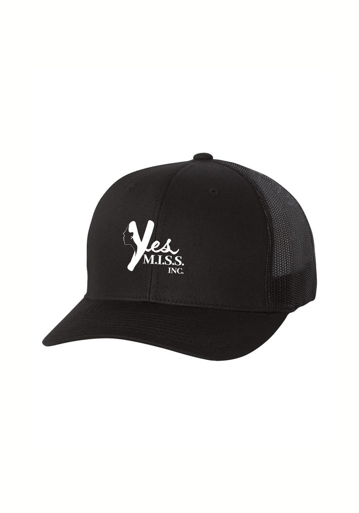 Yes, M.I.S.S. Inc. unisex trucker baseball cap (black) - front