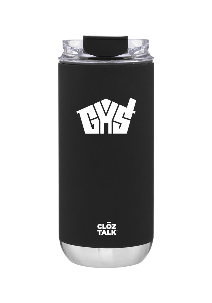 Glencoe Youth Services tumbler (black) - front