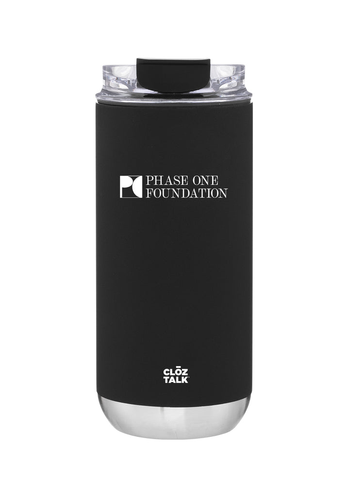 Phase One  Foundation tumbler (black) - front