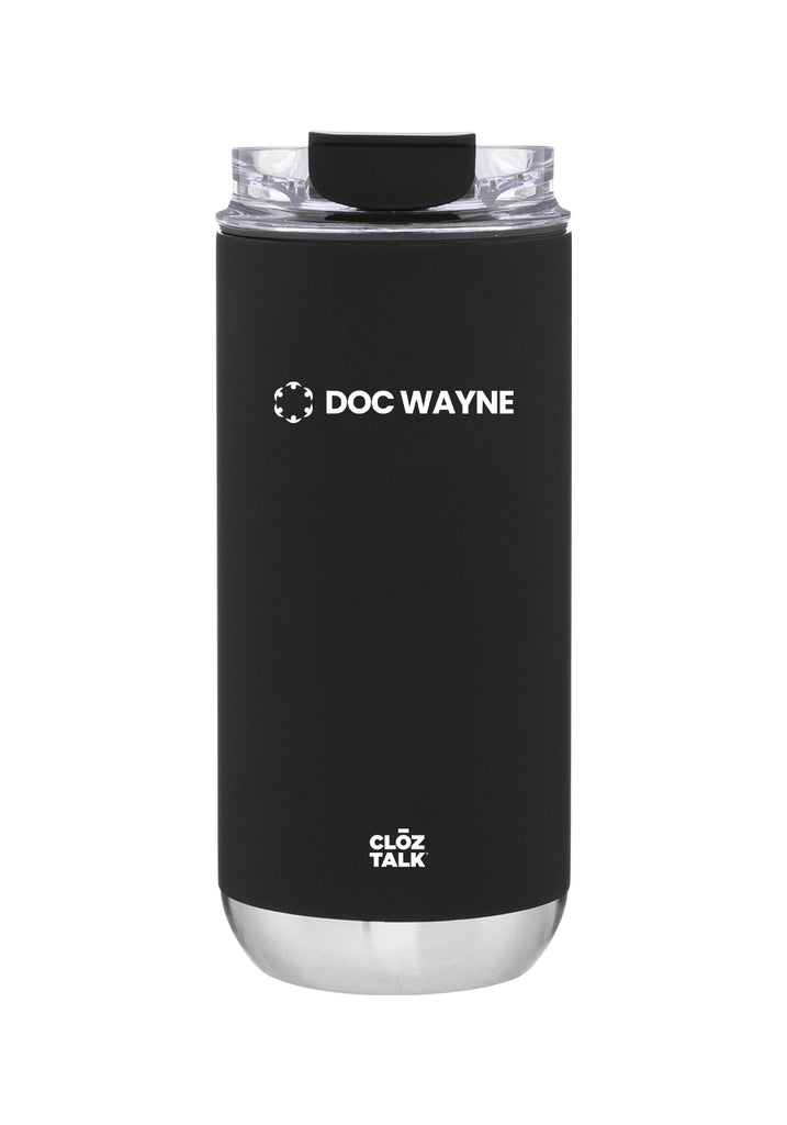 Doc Wayne Youth Services tumbler (black) - front