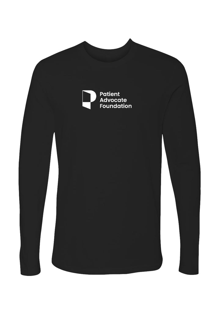 Patient Advocate Foundation unisex long-sleeve t-shirt (black) - front