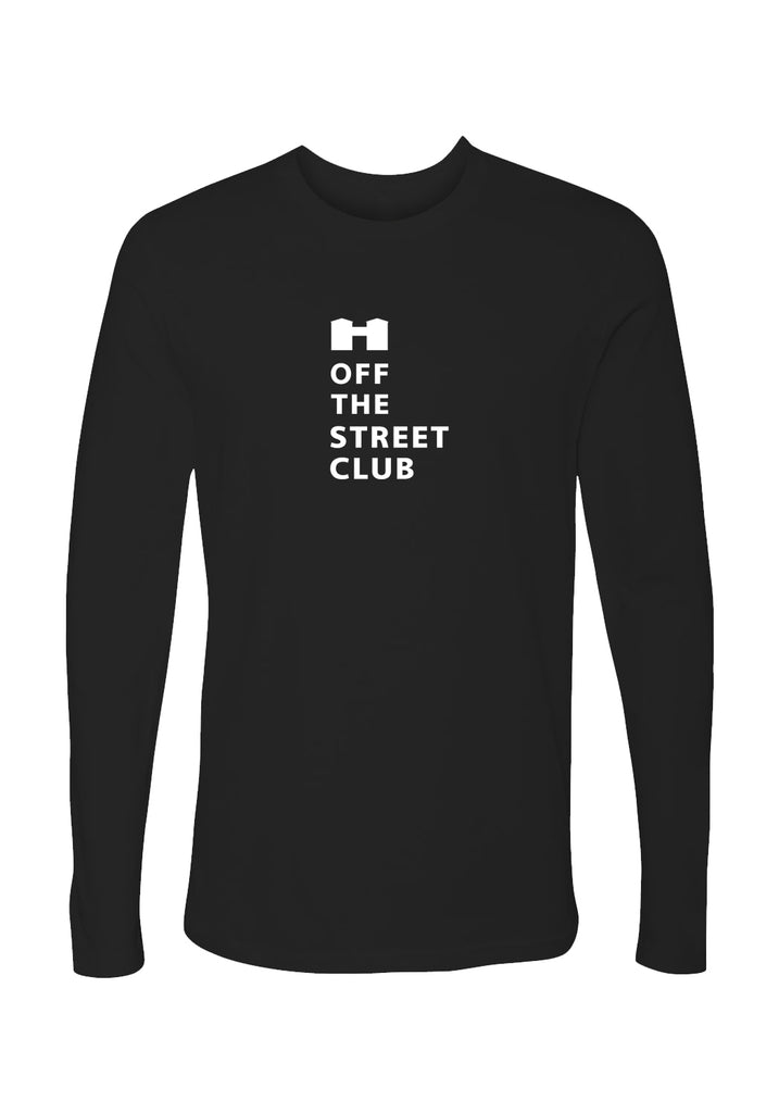 Off The Street Club unisex long-sleeve t-shirt (black) - front