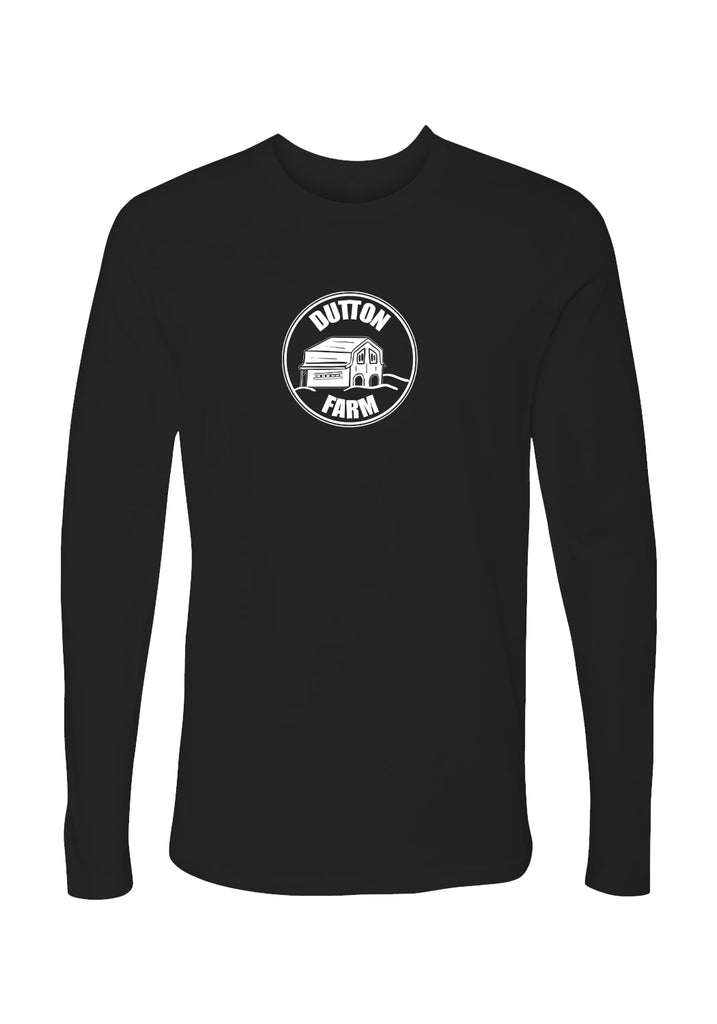 Dutton Farm unisex long-sleeve t-shirt (black) - front