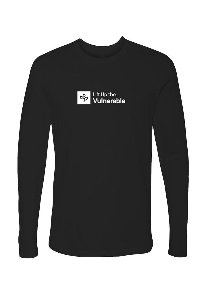 Lift Up The Vulnerable unisex long-sleeve t-shirt (black) - front