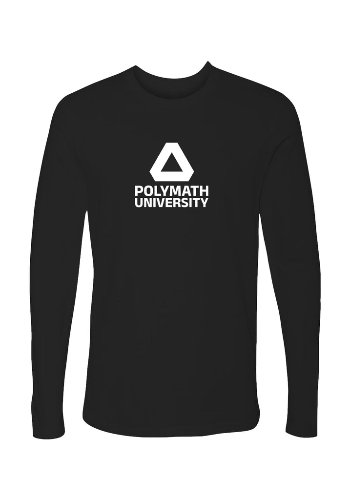 Polymath University unisex long-sleeve t-shirt (black) - front