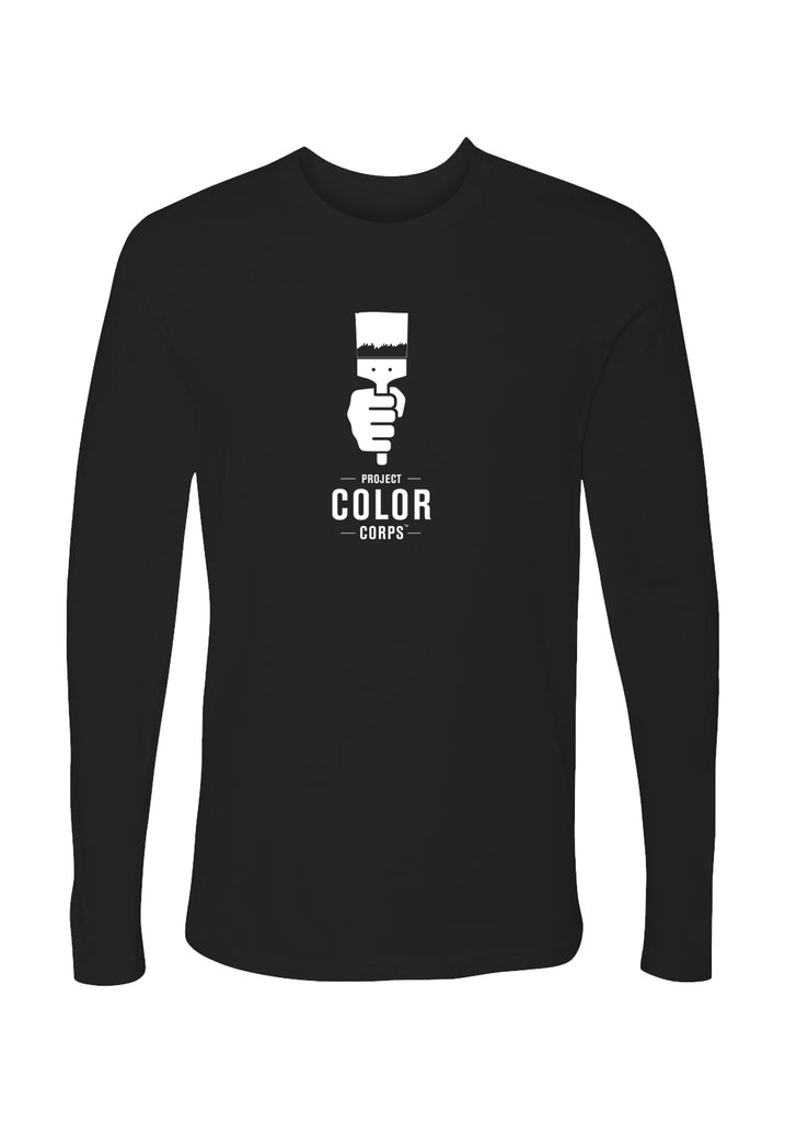 Project Color Corps unisex long-sleeve t-shirt (black) - front