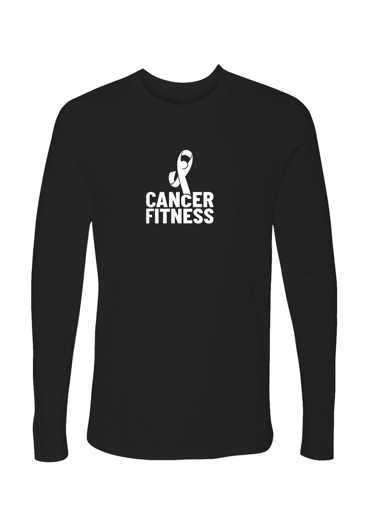 Cancer Fitness Foundation unisex long-sleeve t-shirt (black) - front