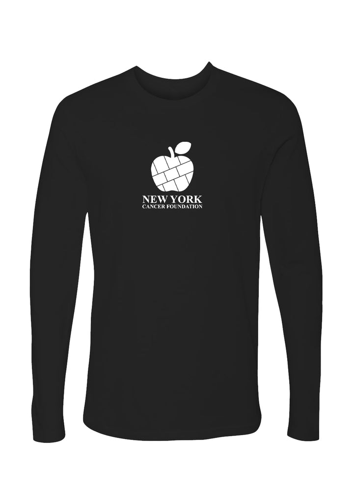 New York Cancer Foundation unisex long-sleeve t-shirt (black) - front