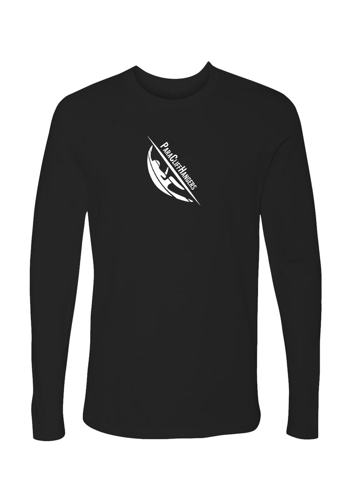 ParaCliffHangers unisex long-sleeve t-shirt (black) - front