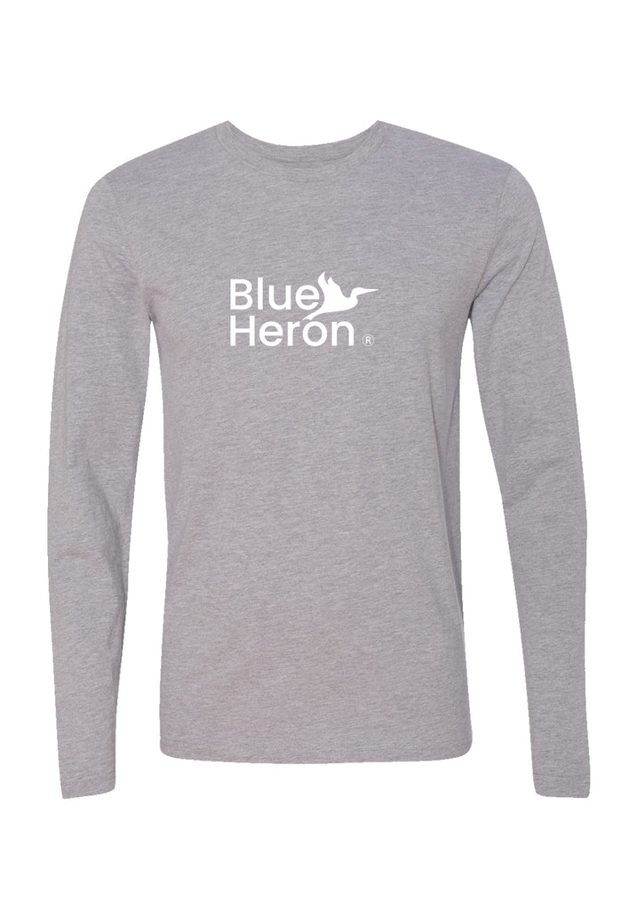 Blue Heron Foundation unisex long-sleeve t-shirt (gray) - front