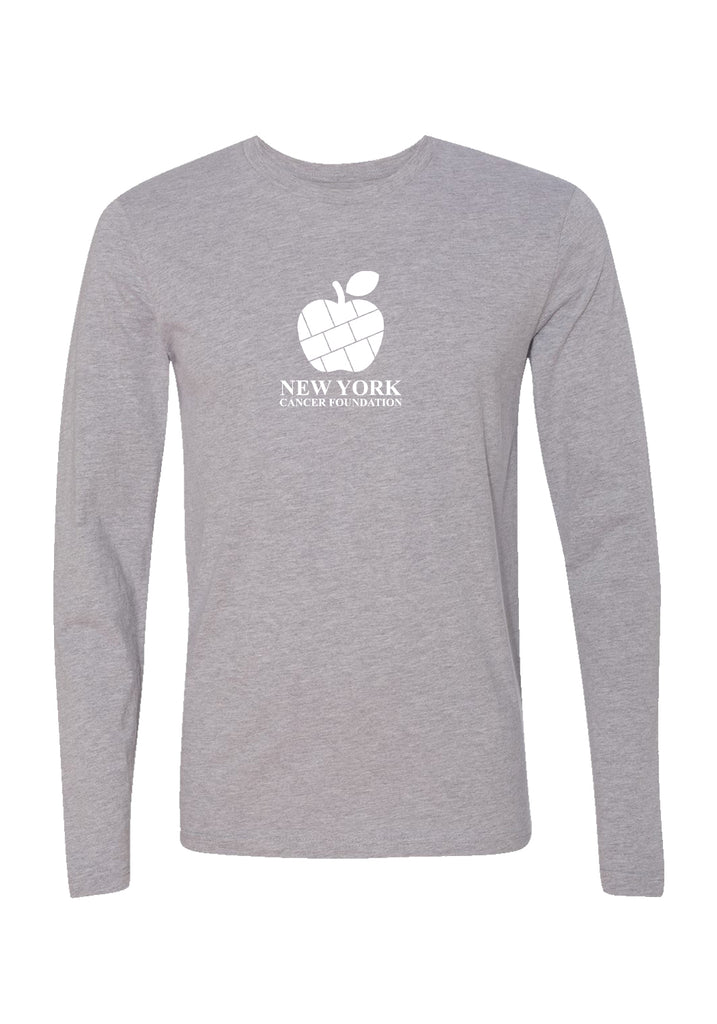 New York Cancer Foundation unisex long-sleeve t-shirt (gray) - front