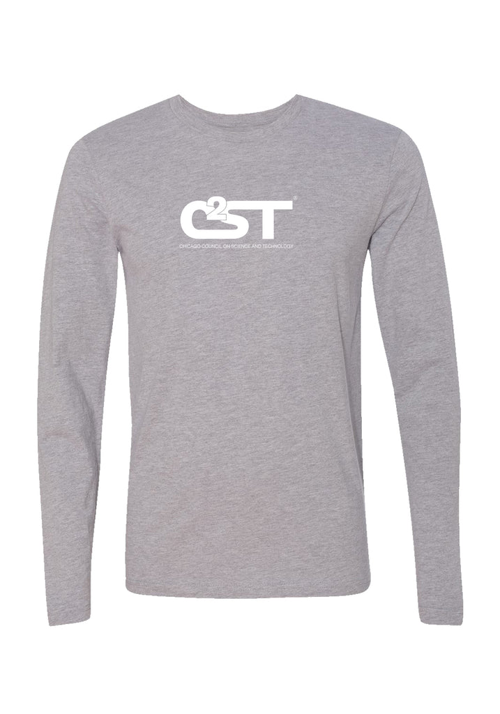 Chicago Council On  Science And Technology unisex long-sleeve t-shirt (gray) - front