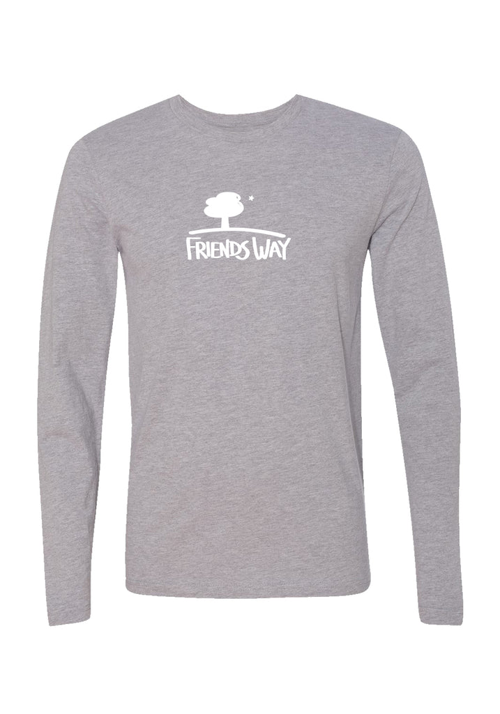 Friends Way unisex long-sleeve t-shirt (gray) - front