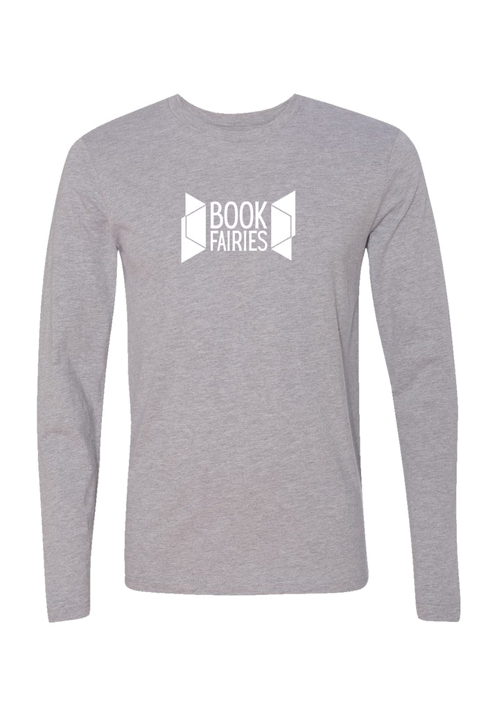 Book Fairies unisex long-sleeve t-shirt (gray) - front