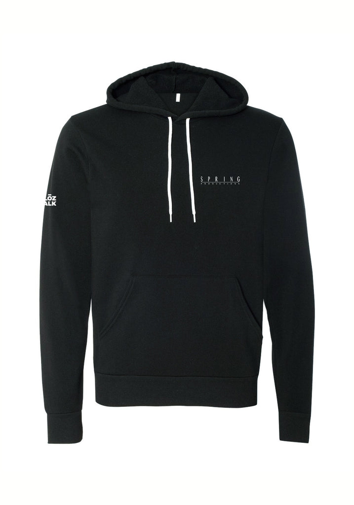 Spring Productions unisex pullover hoodie (black) - front