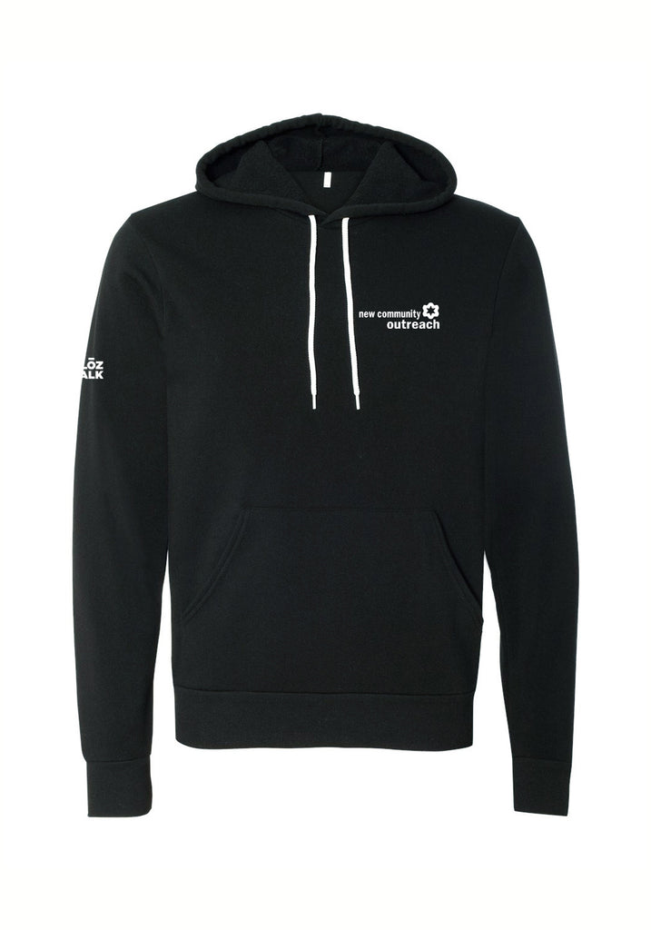 New Community Outreach unisex pullover hoodie (black) - front