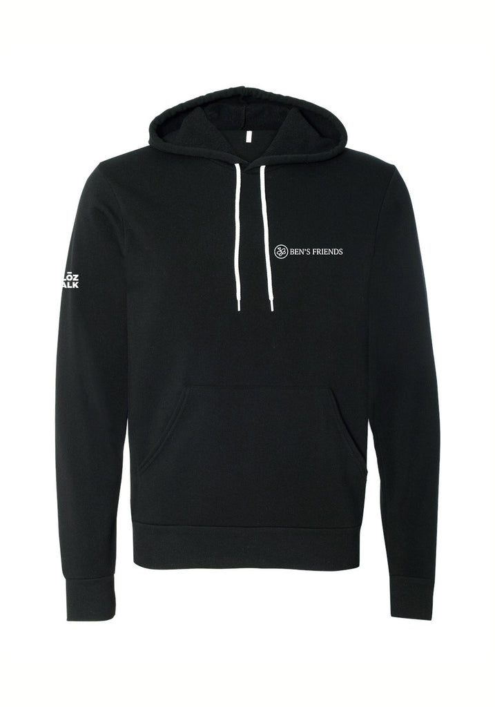 Ben's Friends unisex pullover hoodie (black) - front