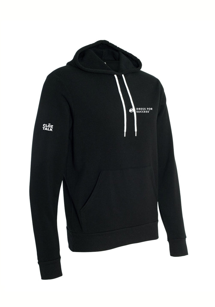Dress For Success unisex pullover hoodie (black) - side