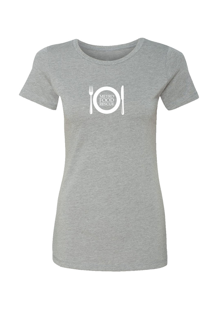 Metro Food Rescue women's t-shirt (gray) - front