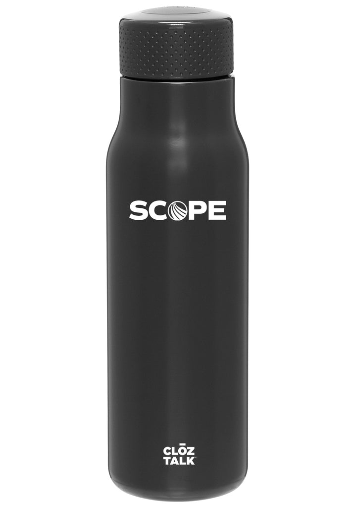SCOPE water bottle (black) - front