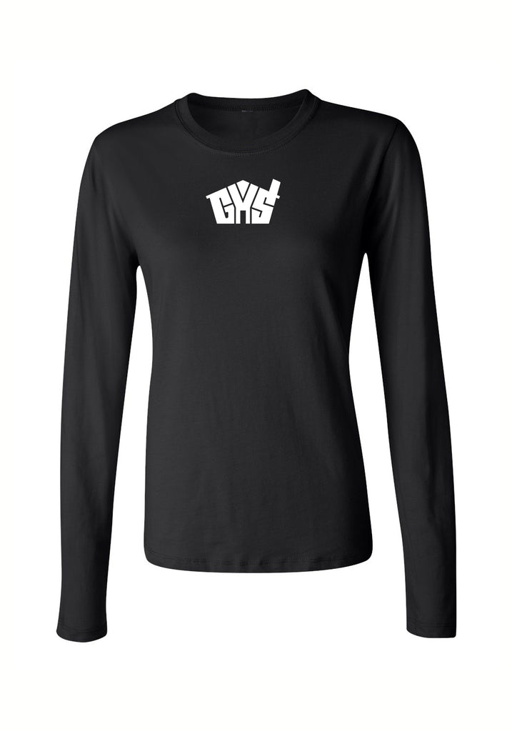 Glencoe Youth Services women's long-sleeve t-shirt (black) - front