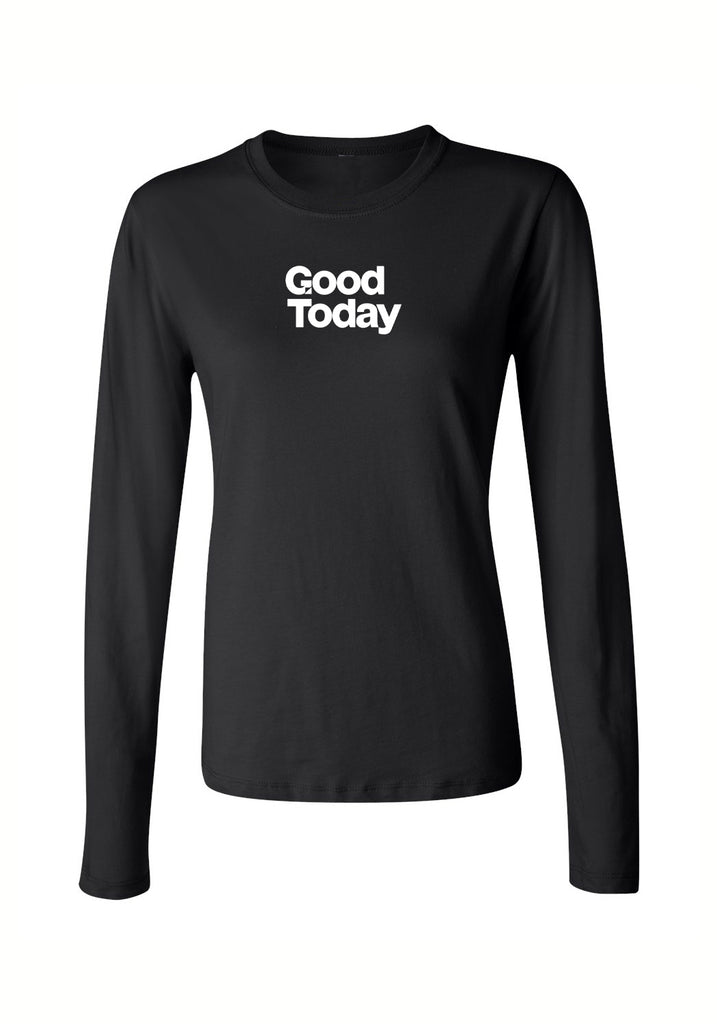 GoodToday women's long-sleeve t-shirt (black) - front