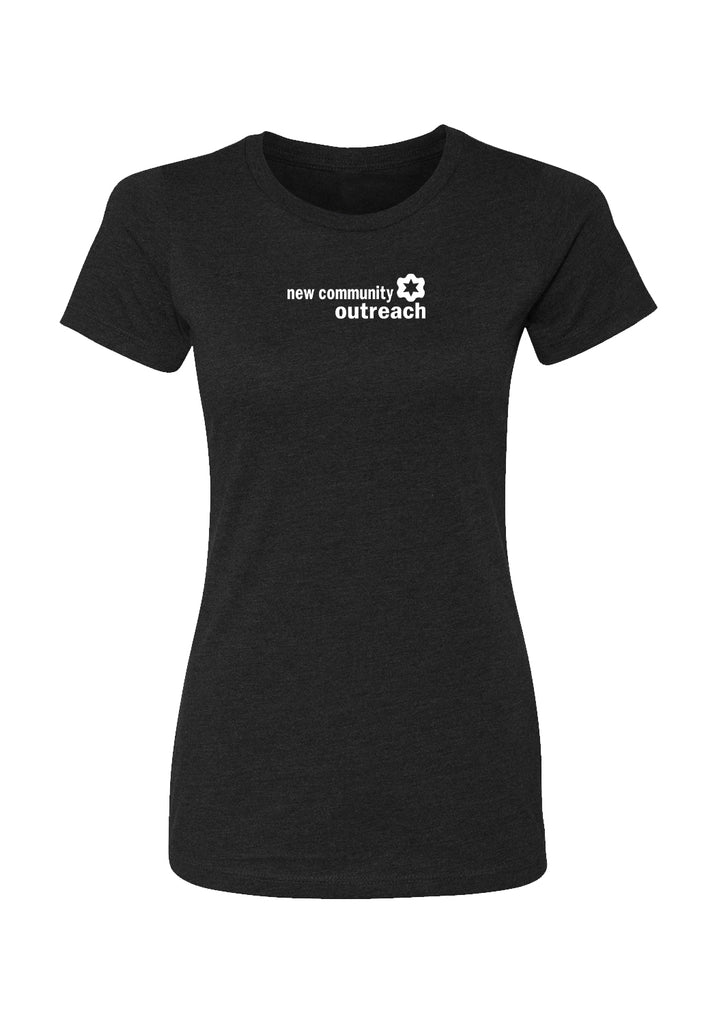 New Community Outreach women's t-shirt (black) - front