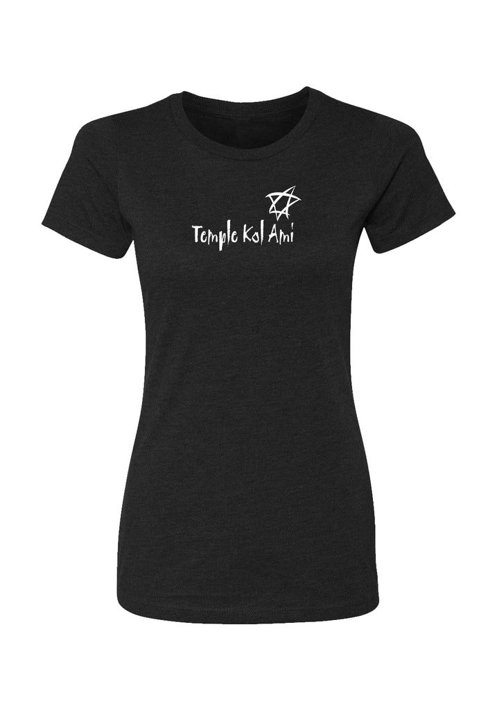 Temple Kol Ami women's t-shirt (black) - front