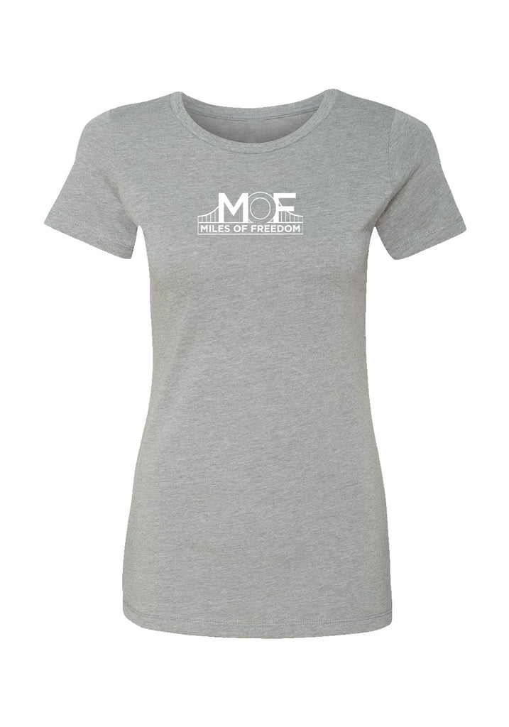 Miles Of Freedom women's t-shirt (gray) - front