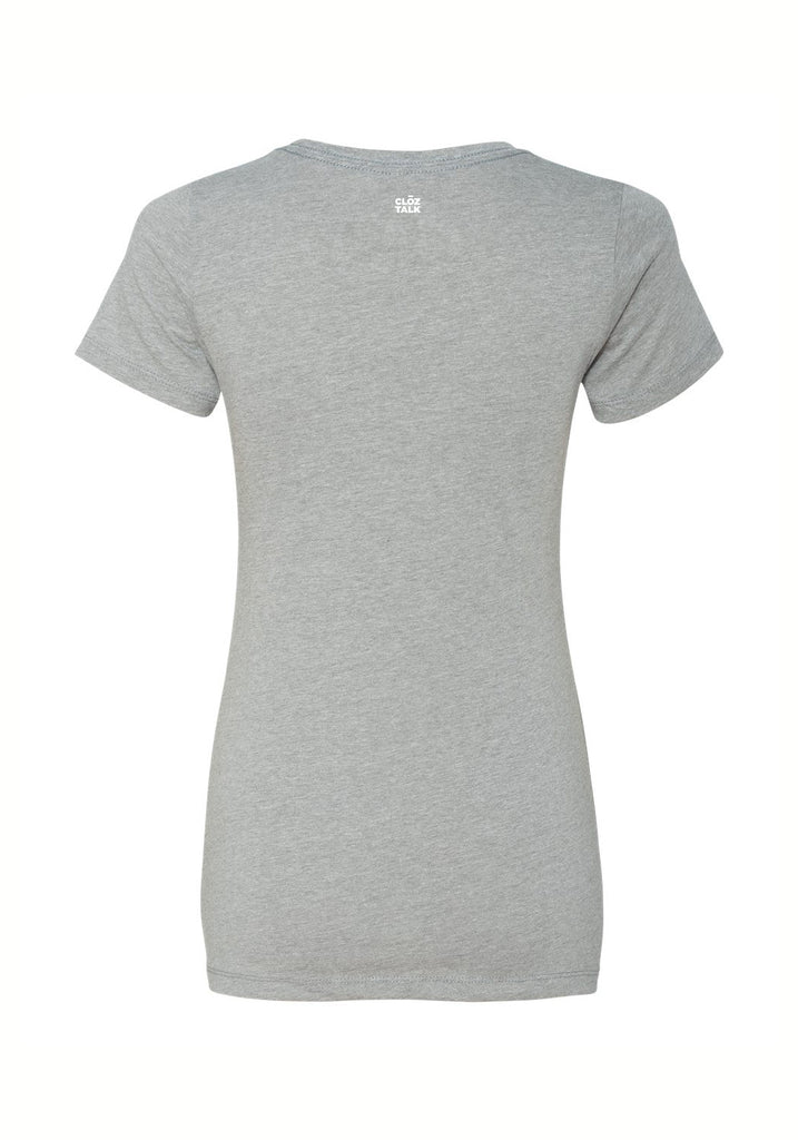 Lift Up The Vulnerable women's t-shirt (gray) - back