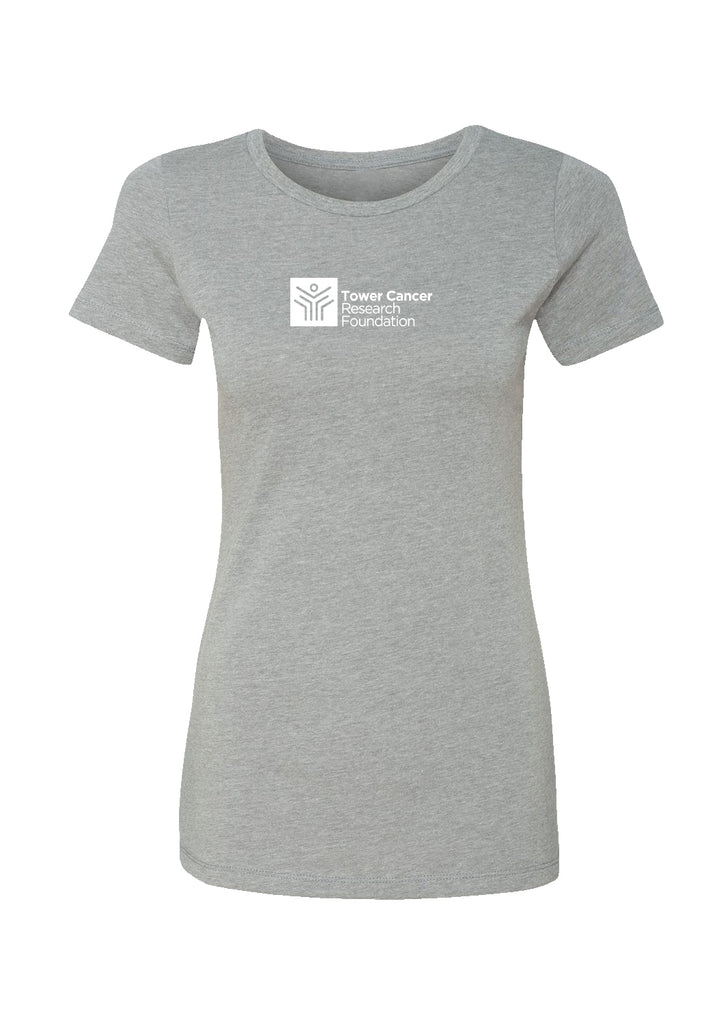 Tower Cancer Research Foundation women's t-shirt (gray) - front