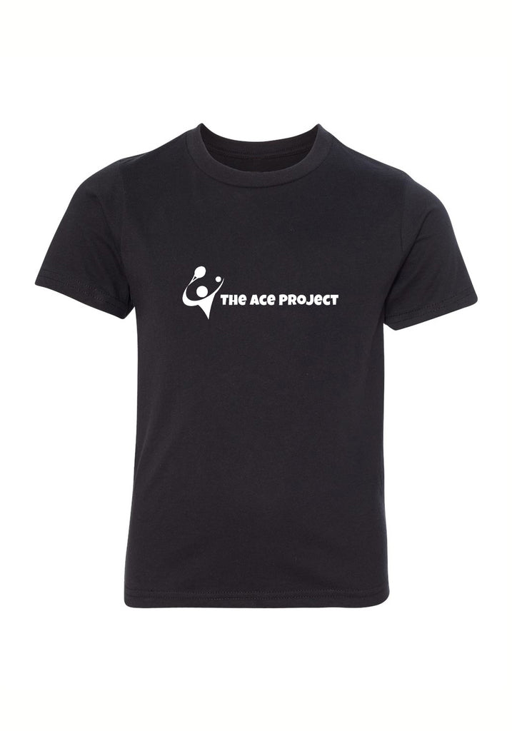 The Ace Project kids t-shirt (black) - front