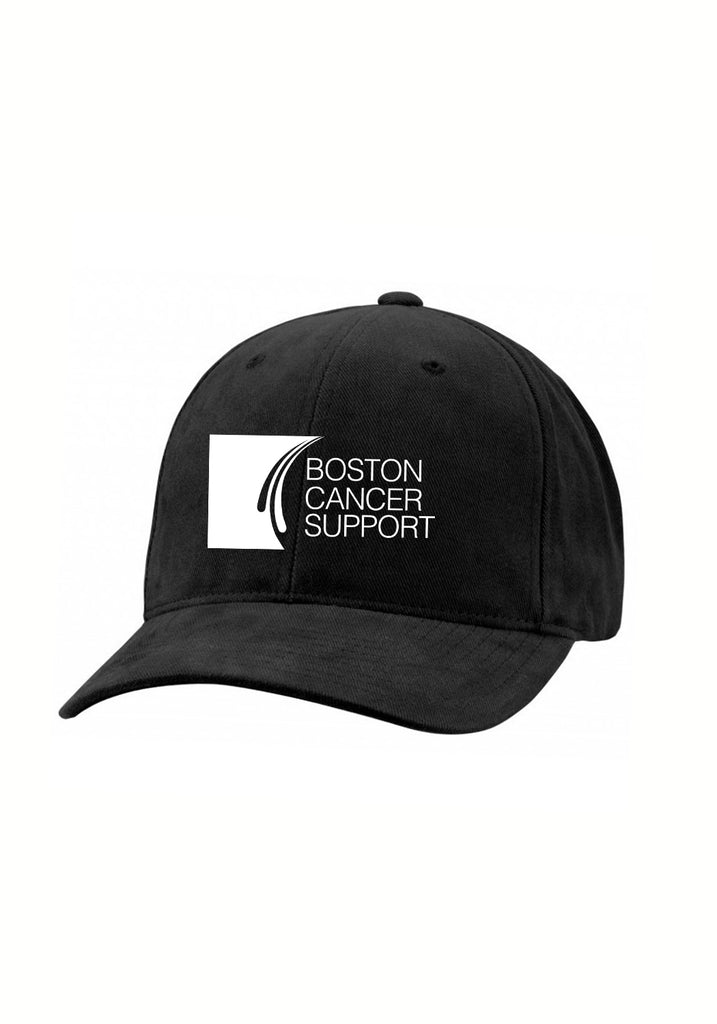 Boston Cancer Support unisex adjustable baseball cap (black) - front