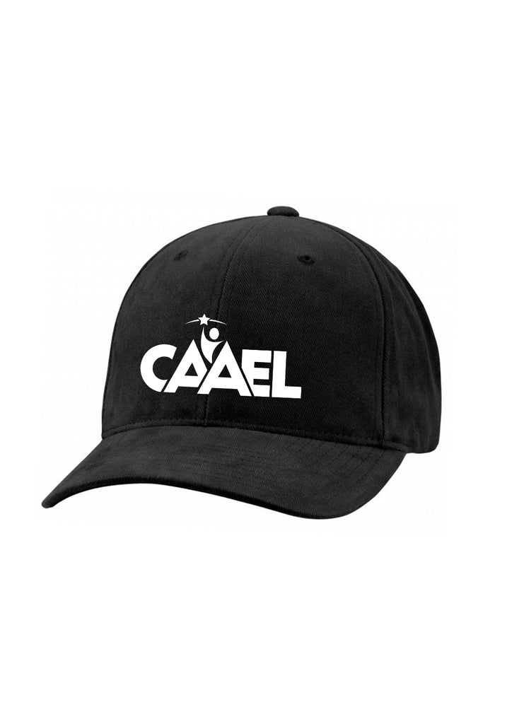 CAAEL unisex adjustable baseball cap (black) - front