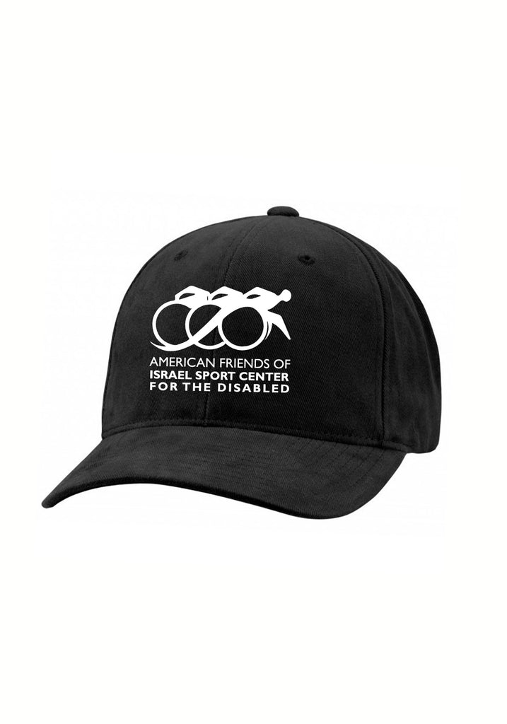 American Friends Of Israel Sport Center For The Disabled unisex adjustable baseball cap (black) - front