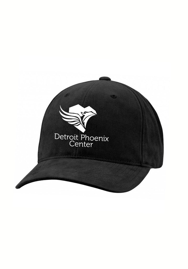 Detroit Phoenix Center unisex adjustable baseball cap (black) - front