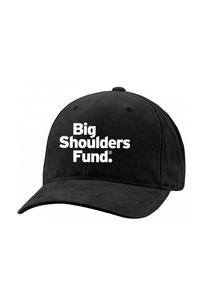 Big Shoulders Fund unisex adjustable baseball cap (black) - front