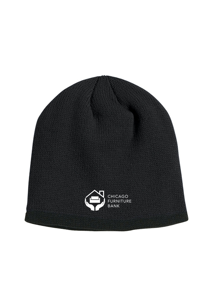 Chicago Furniture Bank unisex winter hat (black) - front