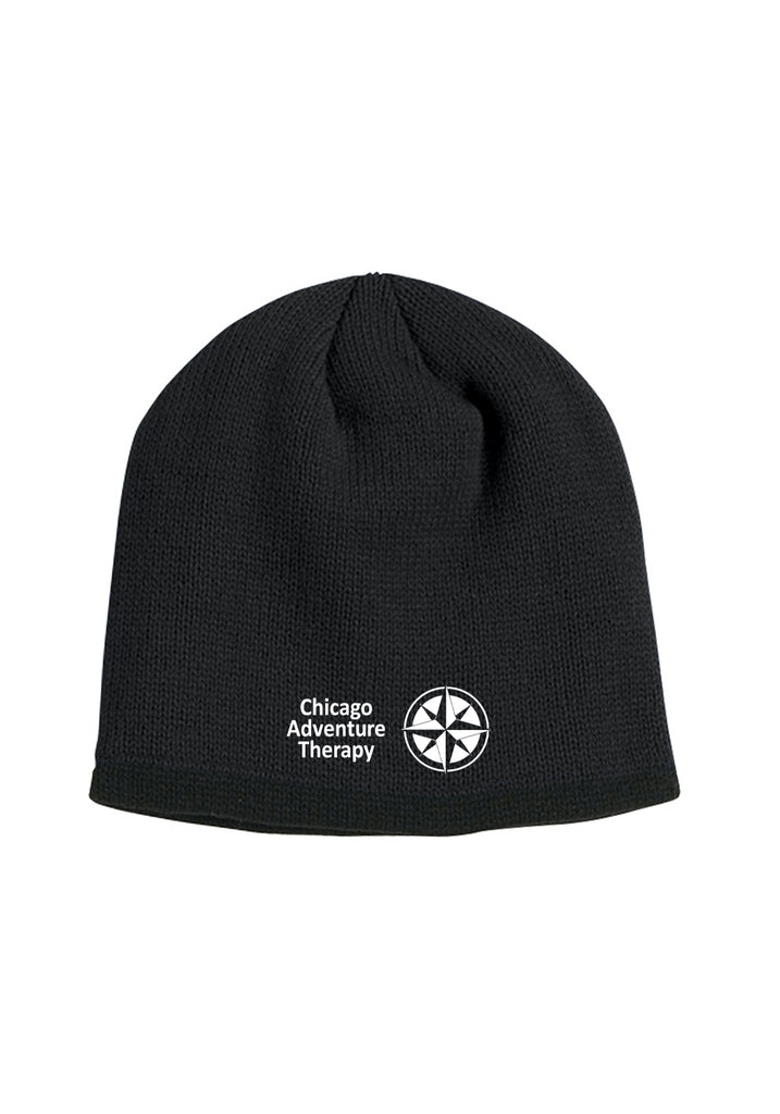 Chicago Adventure Therapy unisex winter hat (black) - front