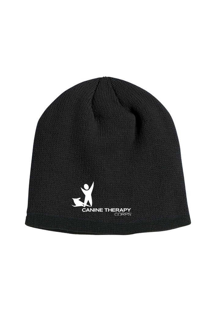 Canine Therapy Corps unisex winter hat (black) - front