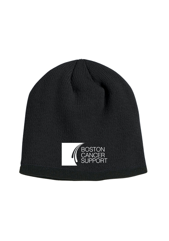 Boston Cancer Support unisex winter hat (black) - front