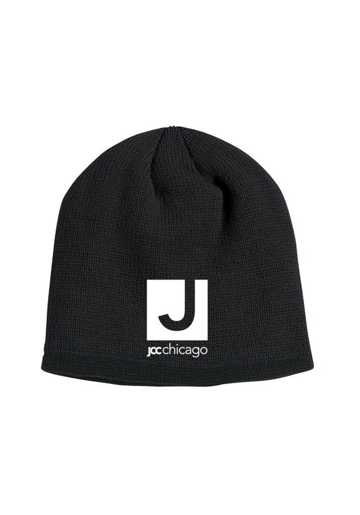 JCC Chicago unisex winter hat (black) - front